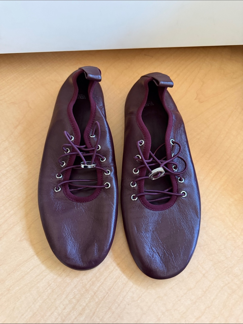 Zara Ballet Leather Flats